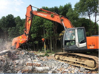 HC120 粉碎鉗拆房子、鋼筋液壓鉗現(xiàn)代挖機(jī)、